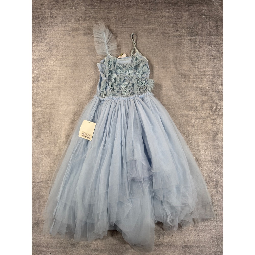Tutu Du Monde Dress Kids 10-11 Blue Hydrangea Sequin Tulle Celestial Tutu NWT